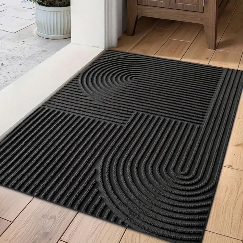 Geometric Door Mat | Absorbent Microfiber with Non-Slip Backing
