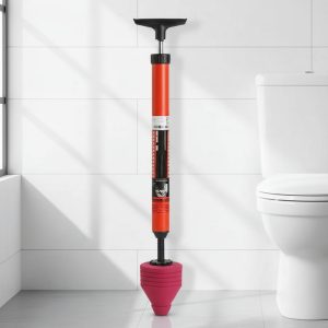 High Pressure Toilet Plunger | Professional Drain Unclogging Tool