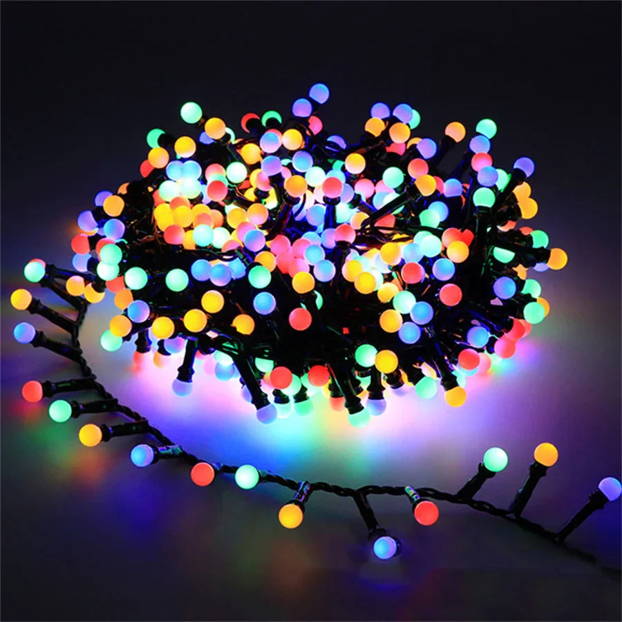 LED String Lights | Waterproof Multicolor Globe Bulbs