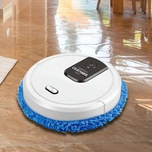 Robot Vacuum and Mop | Intelligent Navigation with Blue Microfiber Pad