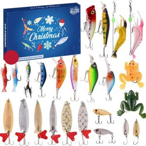 Fishing Advent Calendar | 24 Waterproof Freshwater Accessories