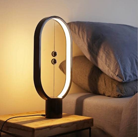 Wooden LED Table Lamp | Magnetic Switch Touch Control