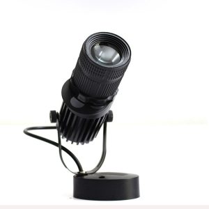 Adjustable LED Ceiling Spotlight | Dimmable Track Light with Brushed Black Finish