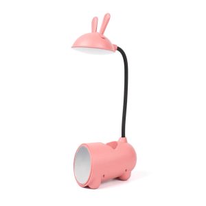 Bunny Table Lamp | Rechargeable Touch Control with Pen Holder