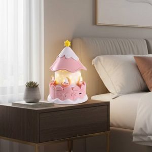 Princess Castle Night Light | Musical Star Projector with Rotating Base