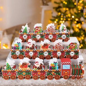 Christmas Train Advent Calendar | 24 Festive Boxes with Holiday Characters