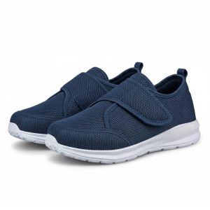 Orthopedic Men's Sneakers | Velcro Breathable Mesh Support