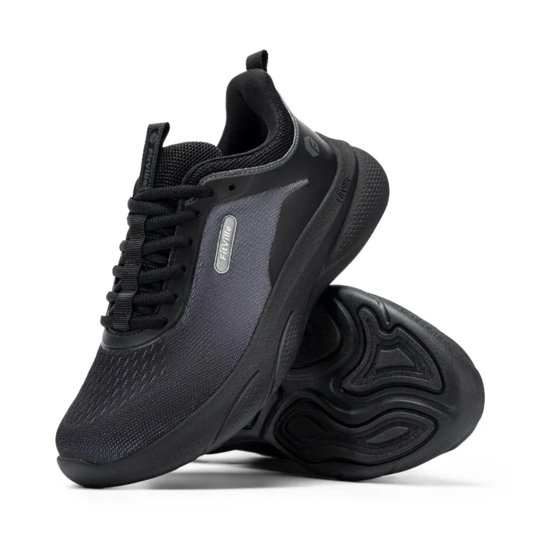 Wide Fit Athletic Trainers | Breathable Mesh Non-Slip Design