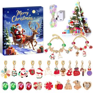 Christmas Advent Charm Bracelet | 24-Day Holiday Countdown for Kids