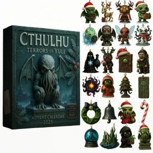 Cthulhu Advent Calendar | 24 Horror Christmas Ornaments
