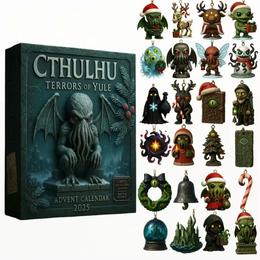 Cthulhu Advent Calendar | 24 Horror Christmas Ornaments