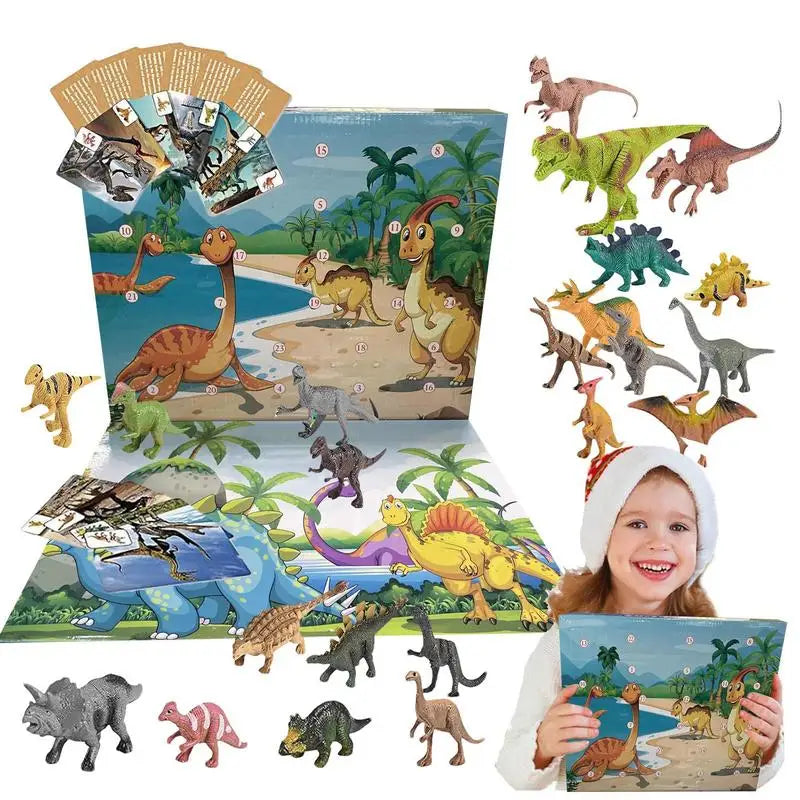 Dinosaur Advent Calendar | 24 Day Interactive Christmas Countdown