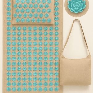 Acupressure Mat Set | Eco-Friendly Pain Relief with Pillow and Carry Bag