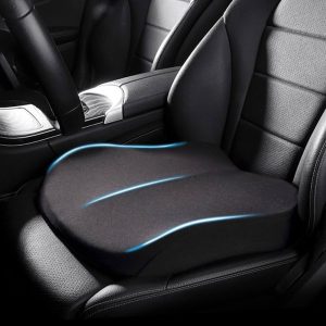 Ergonomic Car Seat Cushion | Memory Foam Comfort Booster
