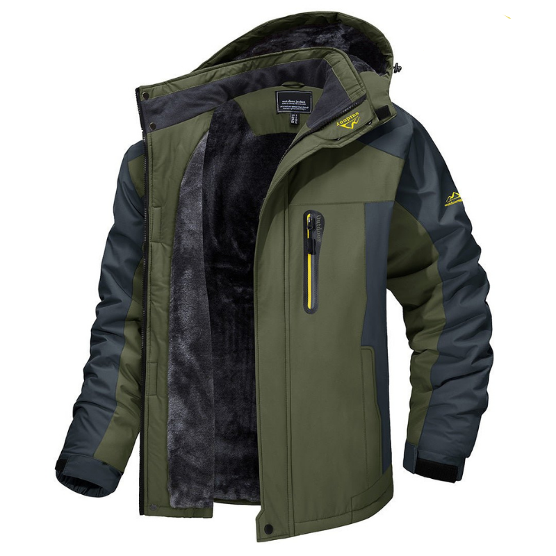 Men's Winter Parka | Waterproof Fleece Lined Heavy Duty Jacket