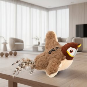 Interactive Cat Toy | Motion Activated Plush Bird