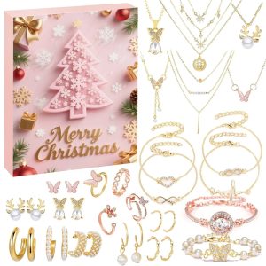 Christmas Advent Calendar | 24 Jewelry Accessories Holiday Countdown