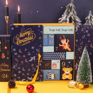 Christmas Advent Calendar | 24 Fillable Boxes Handmade Design