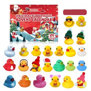Christmas Rubber Duck Advent Calendar | 24 Holiday Themed Bath Toys