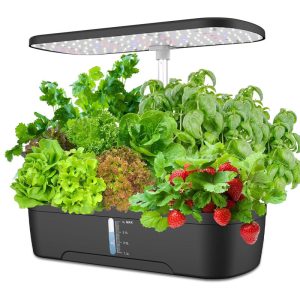 Indoor Hydroponic Garden System | 12 Pod LED Growing Kit