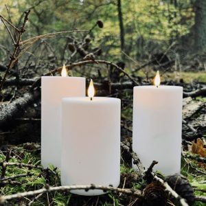 Waterproof LED Flameless Candles | Remote Control Pillar Set