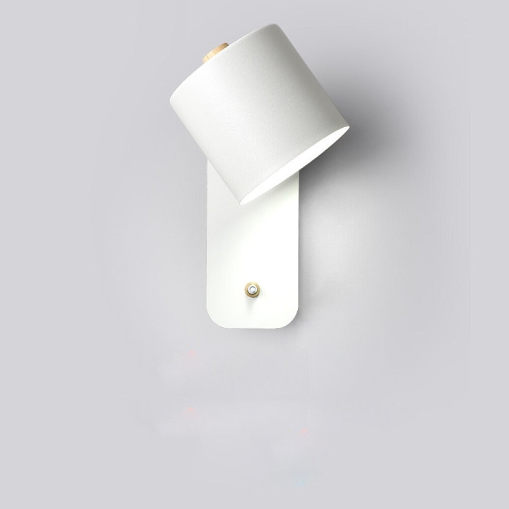 Modern LED Wall Sconce | Adjustable Metal Design with Switch