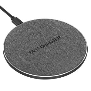 Wireless Charging Pad | Fast Charging Station with Fabric Finish