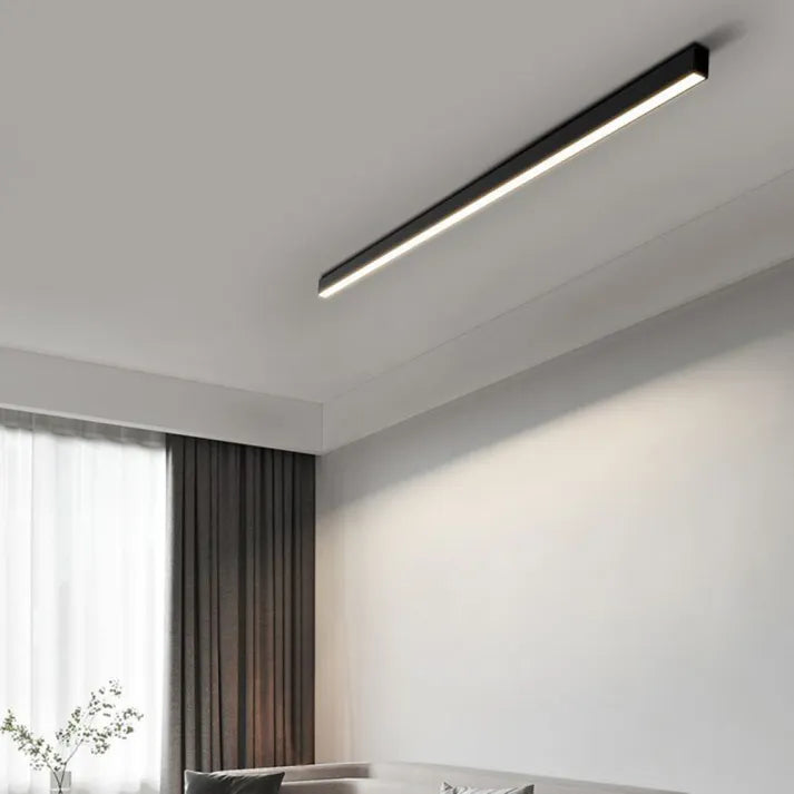 LED Flush Mount Ceiling Light | Modern Linear Dimmable Fixture