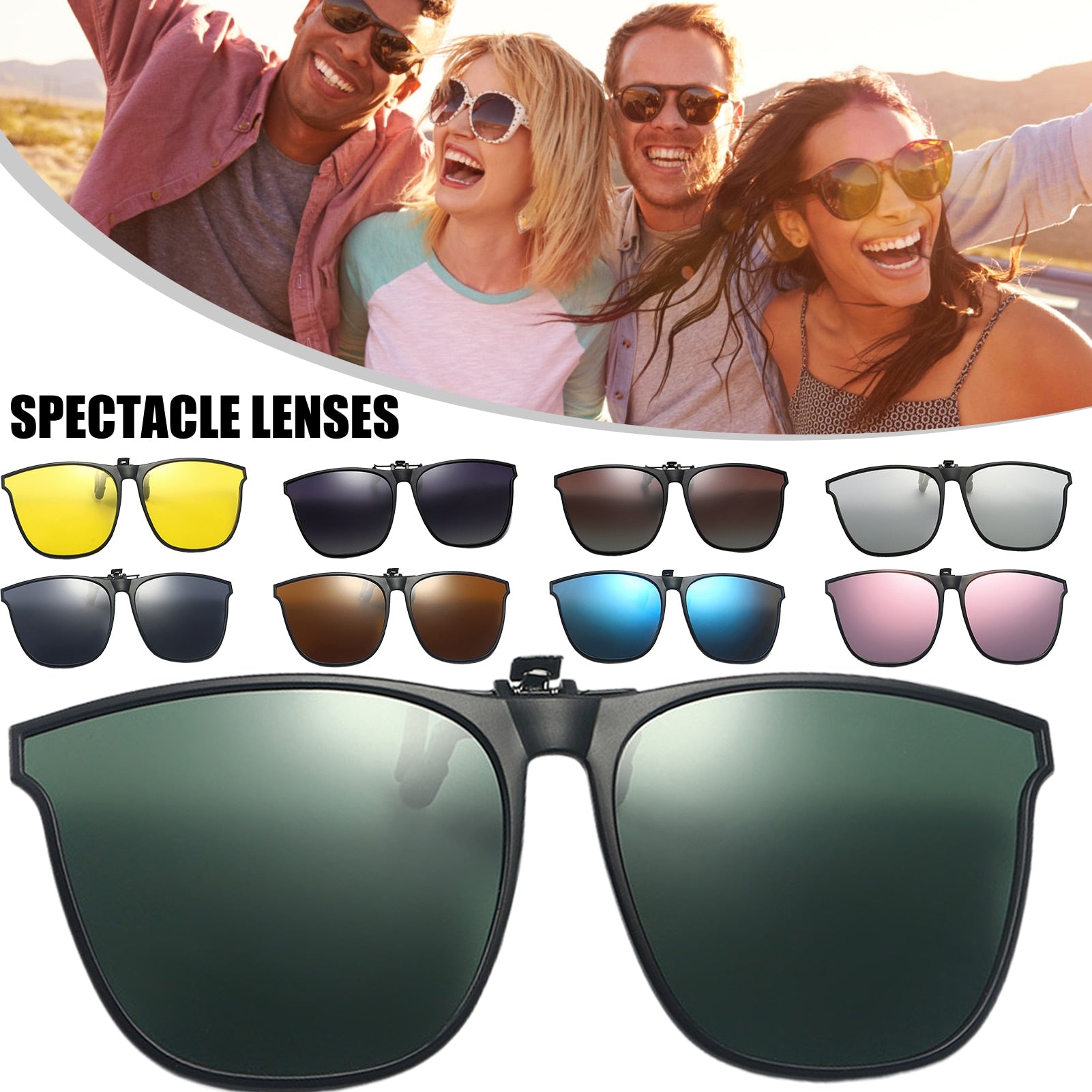 Clip-On Polarized Sunglasses | Lightweight UV400 Protection