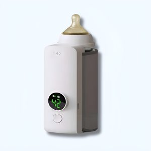 Portable Baby Bottle Warmer | 6 Temperature Levels Digital Display