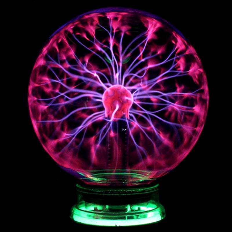 Plasma Ball Night Light | Interactive Touch Responsive Electric Globe