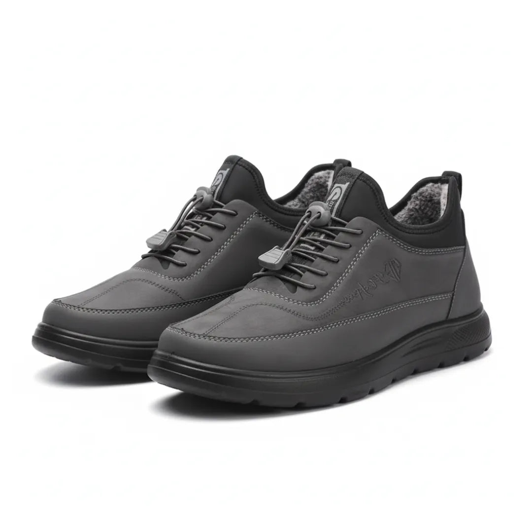 Men's Waterproof Padded Sneakers | Fleece Lined Winter Comfort