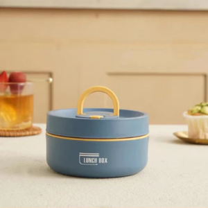 Insulated Stainless Steel Lunch Box | Dual Container Set with Thermal Bag