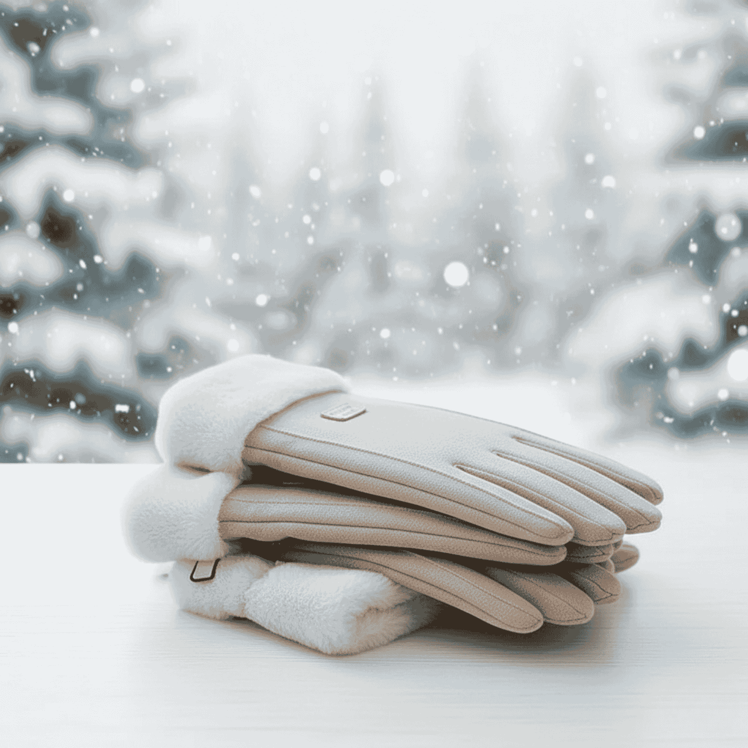 Women's Touchscreen Winter Gloves | Plush Suede Fleece Lined