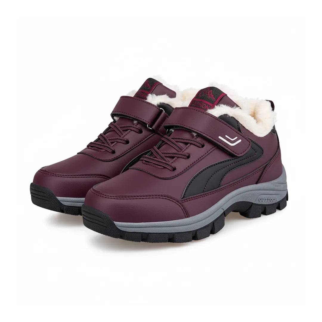 Waterproof Walking Shoes | Fleece Lined Winter Comfort