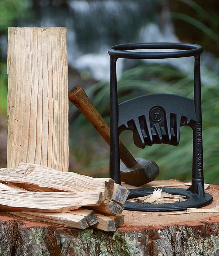 Manual Wood Splitter | Compact Safe Firewood Preparation Tool