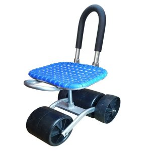 Adjustable Garden Kneeler Seat | 360° Rotating Mobility Wheels