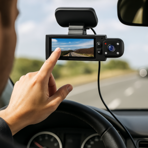 Dual Lens Car Dash Camera | 1080p WiFi Recording System