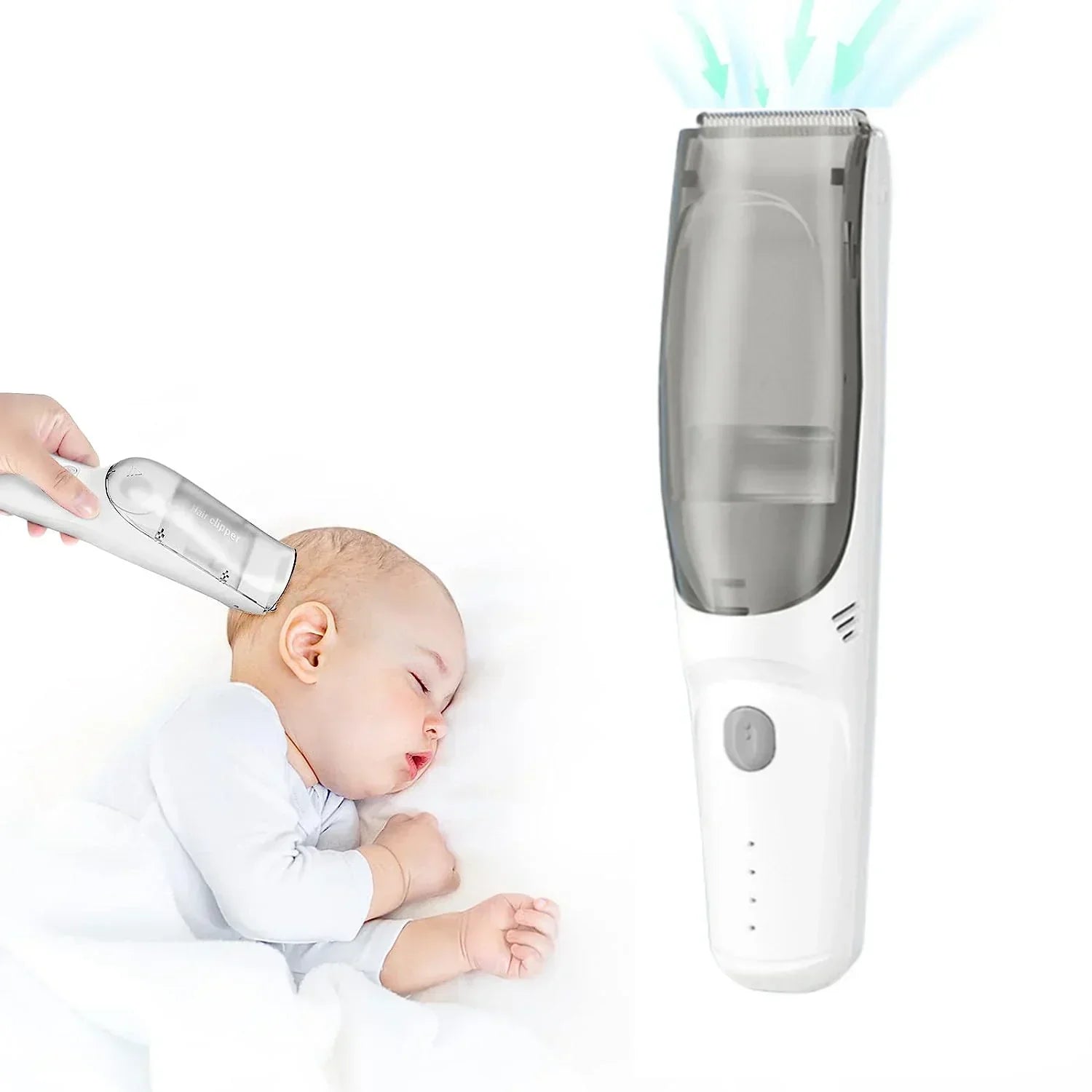 Baby Hair Trimmer | Ultra-Quiet Vacuum System